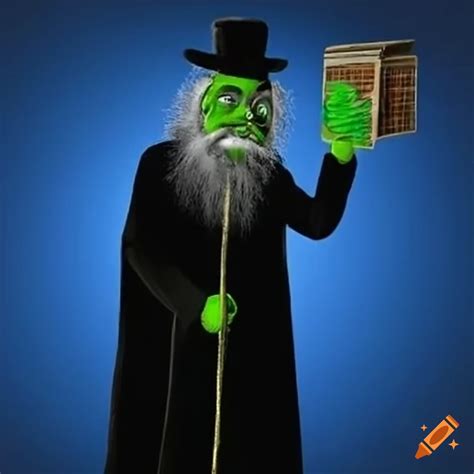 Satirical Artwork Of Pepe The Frog As A Rabbi On Craiyon