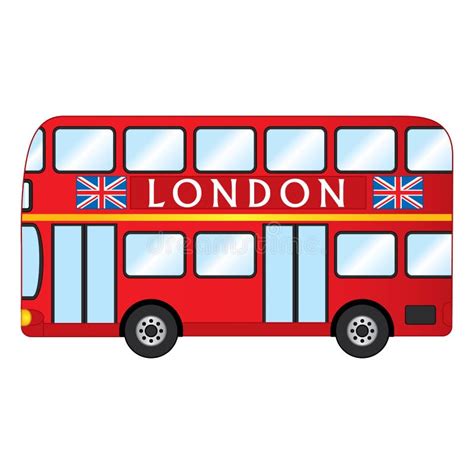 A London Double Decker Bus stock vector. Illustration of decker - 8493149