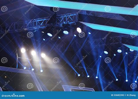 Stage Lights Illumination Stock Photo Image Of Concert 33682390