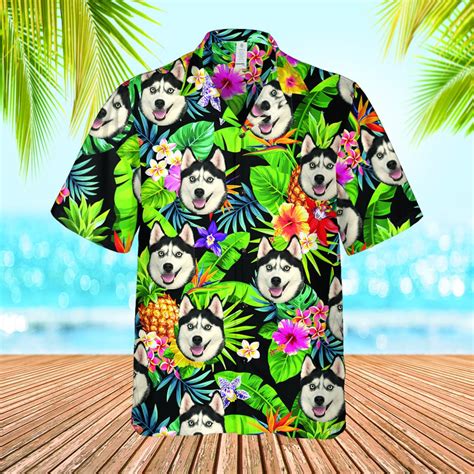 Dog Face With Hawaiian Shirt - Zerelam