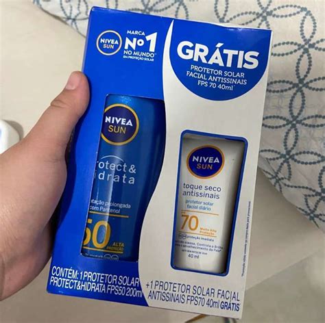 Encerrado Nivea Sun Kit Protetor Solar Protect Hidrata Fps Ml