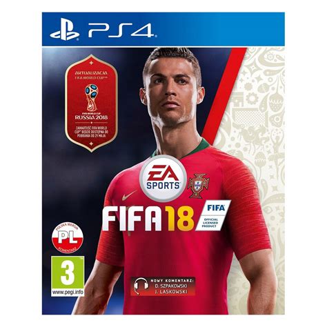 GRA FIFA 18 ROSJA WorldCup 2018 BOX PS4 PL 7471107086 Oficjalne