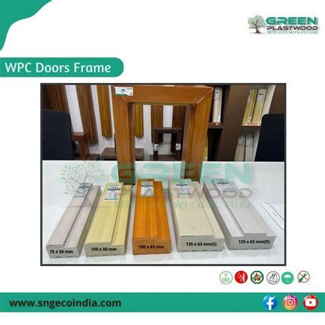 Wpc Door Frame And Chaukhat Teak Wood Wpc Door Frames Manufacturer