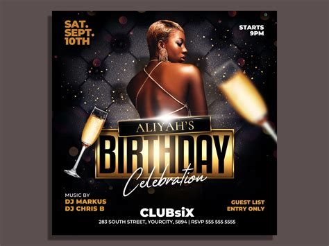 Birthday Flyer Template By Hotpin On Dribbble