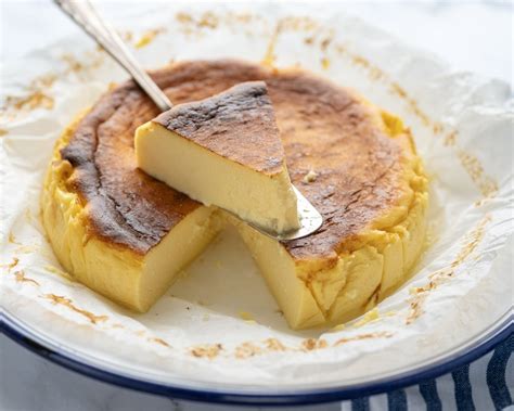 Tarta de Queso La Viña en freidora de aire PequeRecetas