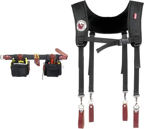 Occidental Leather 9525 M The Finisher Tool Belt Set Medium And 1546 Stronghold Lights