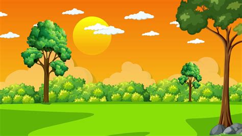 Beautiful Cartoon Background motion video 26431846 Stock Video at Vecteezy