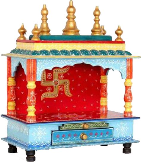 Buy Makan Wooden Temple Home Temple Puja Mandir Wooden Temple Temple