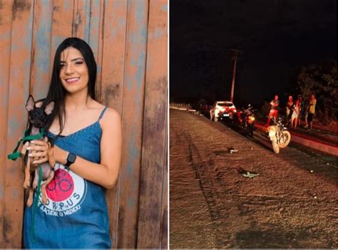 Jovem morre atropelada ao tentar resgatar seu cachorro caído de moto no