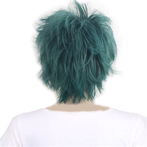 HAIRJOY Green Synthetic Hair Women Blonde With Dar Vicedeal