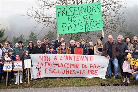 Saint Maurice de Lignon opposés à une antenne relais les habitants d