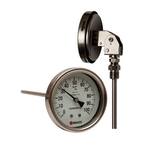 Precision Mas Stainless Steel Mechanical Temperature Gauges For Water