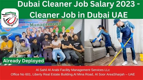 Dubai Cleaner Job Salary 2023 Cleaner Job In Dubai UAE Reels