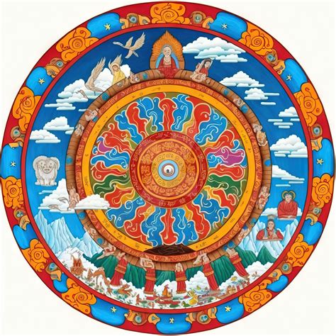 Colorful Dharma Wheel (30) by MrTimelessArt on DeviantArt