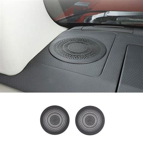 For Toyota Fj Cruiser 2007 2021 Black Steel Dashboard Speaker Frame Cover Trim Ebay