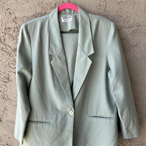 Alfred Dunner Women S Green And Blue Suit Depop