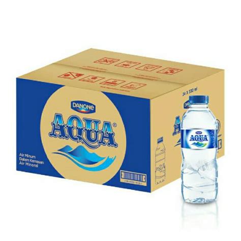 Jual Aqua 330 Ml 1 Dus Isi 24 Pcs Air Mineral Air Minum Dalam