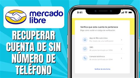 Cómo Recuperar Cuenta De Mercado Libre Sin Número De Teléfono Youtube