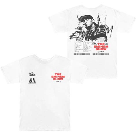 The Eminem Show T Shirt White Official Eminem Online Store