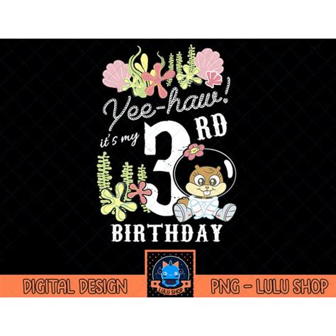 Nickelodeon Spongebob Squarepants Sandy Yee Haw 3rd Birthday Inspire