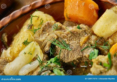 Slow Cooked Scottish Beef Stew Stock Photo Image Of Carrot Dinner