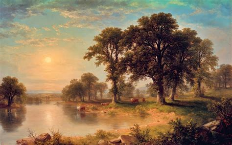 Summer Afternoon, Asher Brown Durand, Wall Art, Direct Download and ...