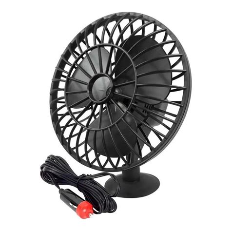 Ventilador Automotivo Mini 12V Carros Vans Caminhões Ônibus Submarino