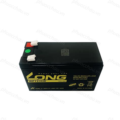 Bình ắc quy khô long 12v 9ah wp1236w dùng cho ups lưu điện cửa cuốn