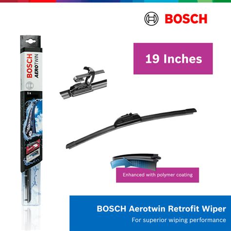 Bosch Aerotwin Retrofit Single Pack U Hook Wiper BBA475 Lazada