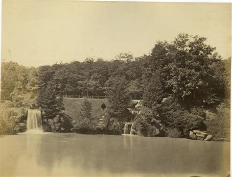 France Paris Bois De Boulogne La Cascade Von Photographie Originale