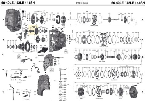 AW6041SN Transmission Parts Repair Guidelines Problems Manuals