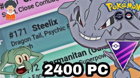 Esponja Enloqueciste Xd Steelix Con Cola Drag N Liga Master Premier