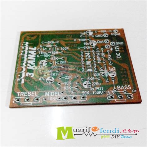 Jual Pcb Equalizer Potensio Mono Channel Opamp Lm Shopee