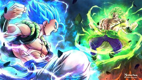 Dbs Gogeta Vs Broly - 1056x594 Wallpaper - teahub.io