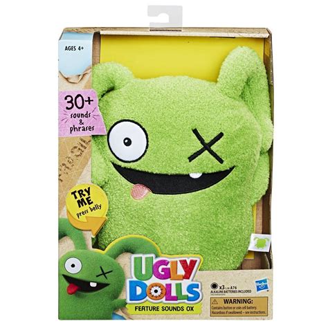 Uglydolls Feature Sounds Ox Stuffed Plush Toy That Talks Official Rules And Instructions Hasbro