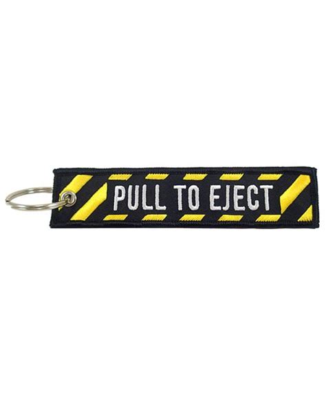 Pull To Eject Keychain Motorcycle Keychain Pilots Girlfriend Keychain