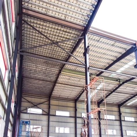 Gable Frame Light Prefabricated Workshop Metal Industrial Building