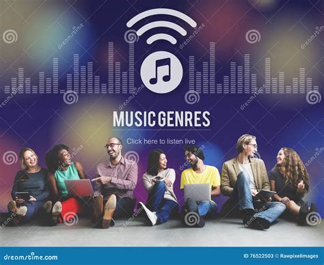 Music Genres Style Design Electronic Jazz Rock Concept Stock Image - Image of network, concept ...