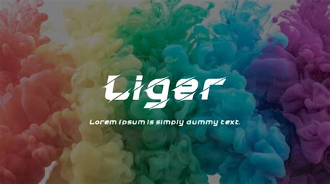 Liger Font Download Free For Desktop And Webfont