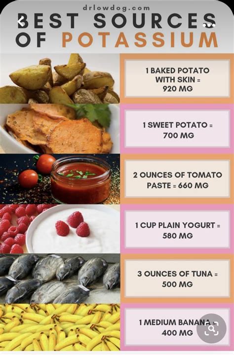 Pin By Dianne Denaeyer Haas On Healthy Foods High Potassium Foods