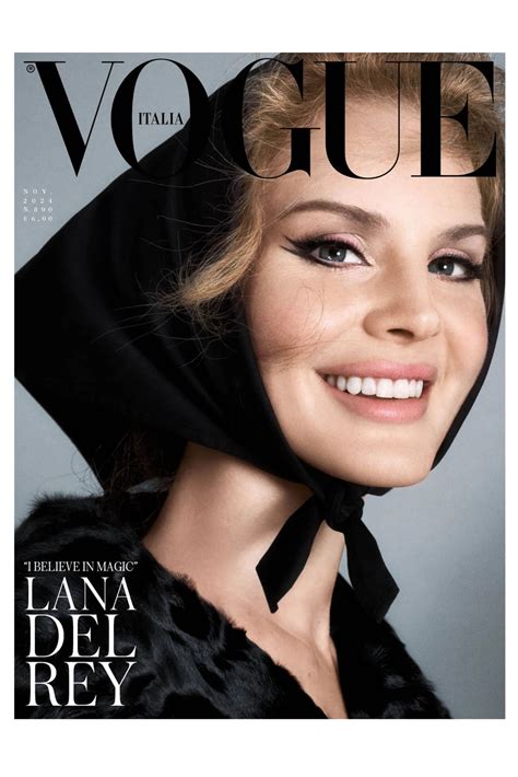 Lana Del Rey Slips Into Summertime Sadness” For Vogue Italia 11 2024