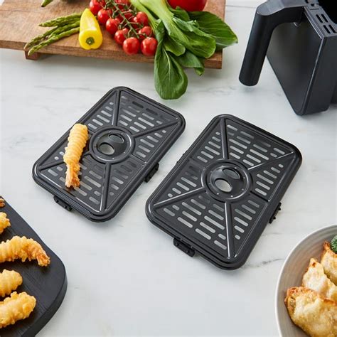 Dual Digital Air Fryer Replacement Trays | Dunelm