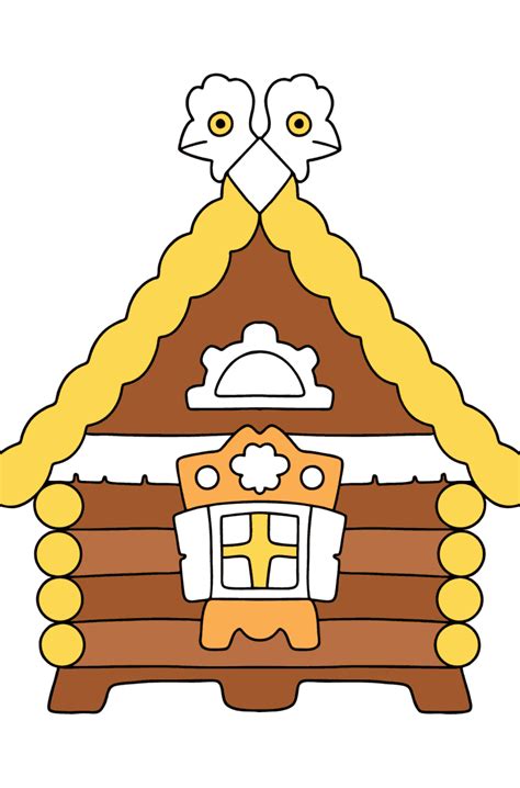 Rainbow House Coloring Page Difficult ♥ Online And Print For Free