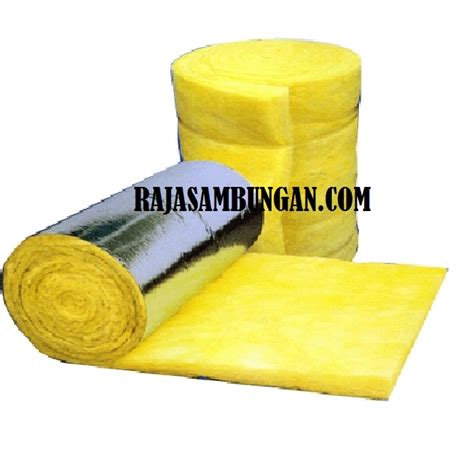 Jual Glasswool Aluminium Foil 1 Inch Peredam Suara Insulasi Panas Bangunan Glass Wool Aluminium