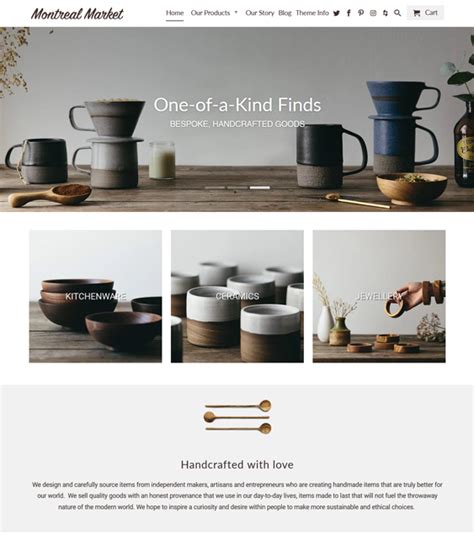 Charming Kitchen Shopify Themes For Selling Bakeware Dinnerware And