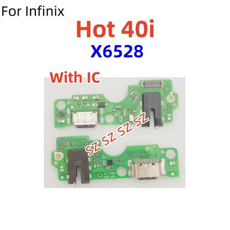 For Infinix Hot I X X B USB Dock Charger Port Plug Headphone Audio Jack Microphone