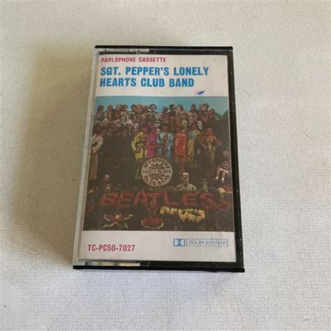 The Beatles Sgt Peppers Lonely Hearts Club Band Cassette Emi Australian Release Eur 20 58