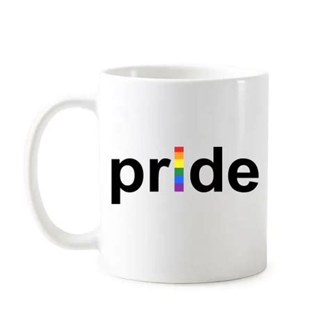 Lgbt Rainbow Gay Lesbian Transgender Bisexuals Support Pride Flag Mug