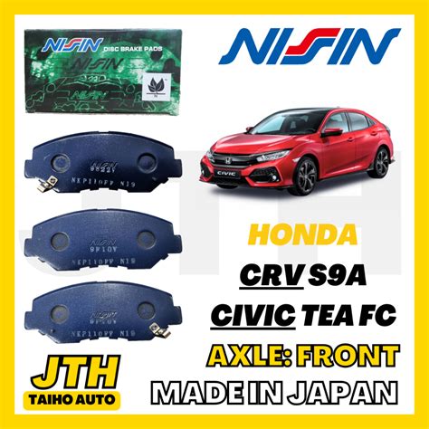 Taihoauto Nissin Street Front Brake Pad Honda Crv S9a Civic Fc Disc