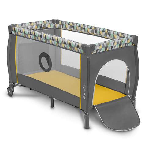 Lionelo Sven Plus Yellow Scandi Cot 2 In 1